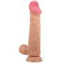 PRETTY LOVE - SÉRIE SLIDING SKIN DILDO REALÍSTICO COM VENTOSA DESLIZANTE PELE 24 CM