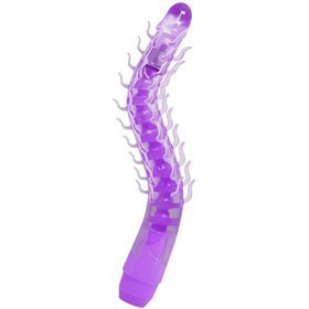 BAILE - FLEXI VIBE SENSUAL SPINE DILDO VIBRATÓRIO DOBRVEL LILAL 23.5 CM