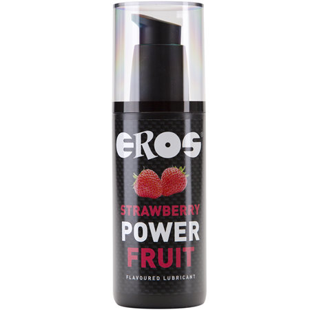 EROS POWER LINE - MORANGO POWER FRUIT LUBRIFICANTE COM FLAVORED 125 ML