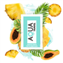 AQUA TRAVEL - LUBRIFICANTE À BASE DE ÁGUA SABOR DE FRUTAS TROPICAIS 6 ML