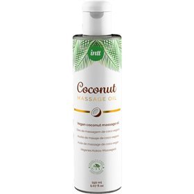 INTT - ÓLEO DE MASSAGEM VEGANO DOCE COM RELAXANTE SABOR DE COCO