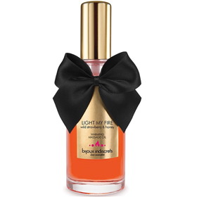 BIJOUX - ÓLEO DE MASSAGEM EFEITO CALOR AROMA DE MORANGO
