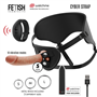 FETISH SUBMISSIVE CYBER STRAP - ARNÊS COM DILDO E BALA CONTROLE REMOTO TECNOLOGIA WATCHME S
