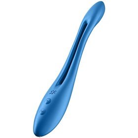 SATISFYER - MULTI VIBRADOR ELASTIC GAME AZUL