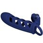 PRETTY LOVE - ALTAF ANEL VIBRADOR COM BAINHA DE SILICONE AZUL