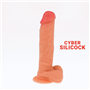 CYBER SILICOCK - DONG DE SILICONE LÍQUIDO MACIO ULTRA REALISTA 20.5 CM -O- 4.1 CM