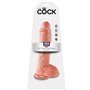 KING COCK - 10 CARNE DE DILDO COM BOLAS 26.5 CM