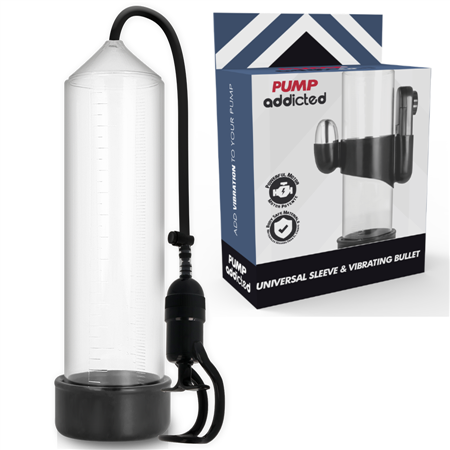 PUMP ADDICTED - VIBRADOR TRANSPARENTE RX5