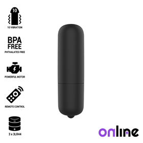 ONLINE - MINI BALA VIBRANTE PRETA