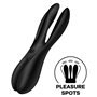 SATISFYER - VIBRADOR THREESOME 2 PRETO