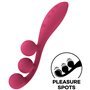 SATISFYER - MULTI VIBRADOR TRI BALL 1 VERMELHO