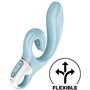 SATISFYER - LOVE ME COELHO VIBRAO AZUL