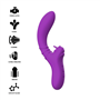 INTENSE - VIBRADOR FLEXÍVEL HARRY COM LÍNGUA ROXA