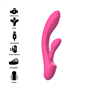 INTENSE - VIBRADOR LUIGI COELHO ROSA SILICONE LÍQUIDO