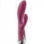 SATISFYER - COELHO GIRATÓRIO 1 CLITÓRIS E ESTIMULAO DE PONTO G VERMELHO