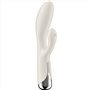 SATISFYER - SPINNING COELHO 1 CLITÓRIS E ESTIMULAO G-SPOT BEGE