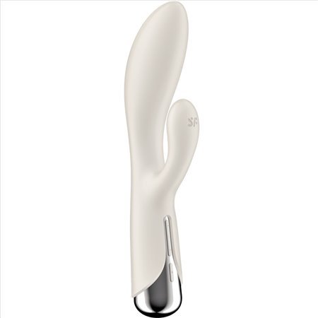 SATISFYER - SPINNING COELHO 1 CLITÓRIS E ESTIMULAO G-SPOT BEGE