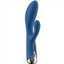 SATISFYER - SPINNING COELHO 1 CLITÓRIS E ESTIMULAO G-SPOT AZUL