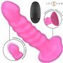 INTENSE - CINDY VIBRADOR TAMANHO L DESIGN ESPIRAL 10 VIBRAÇÕES ROSA CONTROLE REMOTO