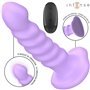 INTENSE - BRENDA VIBRADOR TAMANHO M DESIGN ESPIRAL 10 VIBRAÇÕES ROXO CONTROLE REMOTO