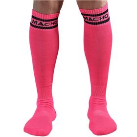 MACHO - MEIAS COMPRIDAS TAMANHO ÚNICO ROSA
