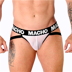 MACHO - MX26X1 JOCK GRID BRANCO M