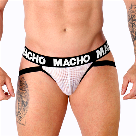 MACHO - MX26X1 JOCK GRID BRANCO M