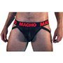 MACHO - MX26X2 JOCK PRETO/VERMELHO XL