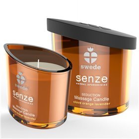 SWEDE - VELA DE MASSAGEM SENZE SEDUCTION - CRAVO, LARANJA, LAVANDA