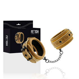 FETISH SUBMISSIVE ORIGEN - ALGEMAS DE COURO VEGANO COM FORRO DE NEOPRENE