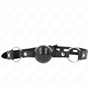 KINK - BOLA TPE PRETA MORDAÇA 4 CM 60 x 2 CM