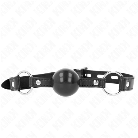 KINK - BOLA TPE PRETA MORDAÇA 4 CM 60 x 2 CM