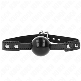 KINK - BOLA TPE MACIA 4 CM GAG MODELO 3 60 x 2 CM AJUSTÁVEL 37-52 CM