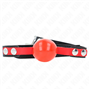 KINK - BOLA TPE MACIA 4 CM GAG MODELO 4 60 x 2 CM AJUSTÁVEL 37-52 CM