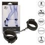 CALEXOTICS - NOCTURNAL PUNHOS DE TORNOZELO COURO AJUSTÁVEL PRETO