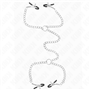 KINK - 4 PINÇAS DE CORRENTE 32 CM COM PEQUENAS CORRENTES 14 CM