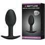 PRETTY LOVE - PLUG ANAL DE SILICONE 6.5 CM PRETO