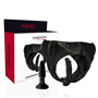 DARKNESS - CALÇA COM PLUG E VIBRADOR INTERCAMBIÁVEL