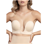 BYE-BRA - SUTI SEM ALAS EN U BEIGE COPO E