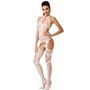 PASSION - WOMAN BS053 BODYSTOCK BRANCO TAMANHO ÚNICO