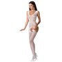 PASSION - WOMAN BS062 BODYSTOCK BRANCO TAMANHO ÚNICO