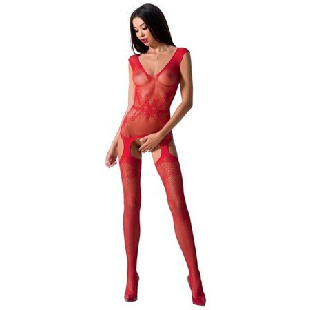 PASSION - WOMAN BS062 BODYSTOCK VERMELHO TAMANHO ÚNICO