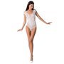 PASSION - WOMAN BS064 BODYSTOCK BRANCO TAMANHO ÚNICO