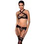 PASSION - CONJUNTO DE COURO ECOLÓGICO AMANDA S/M