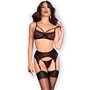 CHILIROSE - CR 4693 CONJUNTO QUATRO PEÇAS VERMELHO/PRETO S