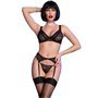 CHILIROSE - CR 4692 CONJUNTO QUATRO PEÇAS PRETO M