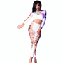 CHILIROSE - CR 3654 TOP & LEGGINS BRANCO S/M