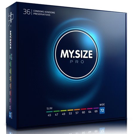MY SIZE - PRO PRESERVATIVOS 72 MM 36 UNIDADES
