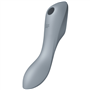 SATISFYER - VIBRADOR DE PULSO DE AR CURVY TRINITY 3 CINZA