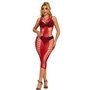 SUBBLIME - 952327 VESTIDO LONGO RED FISHNET TAMANHO ÚNICO